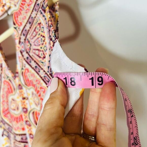 Xhilaration Boho Paisley High Neck Peekaboo Dress - Picture 8 of 8